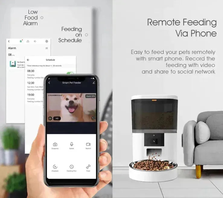 ANN.NUK - Automatischer Futterspender mit Kamera und App - ANN.NUK