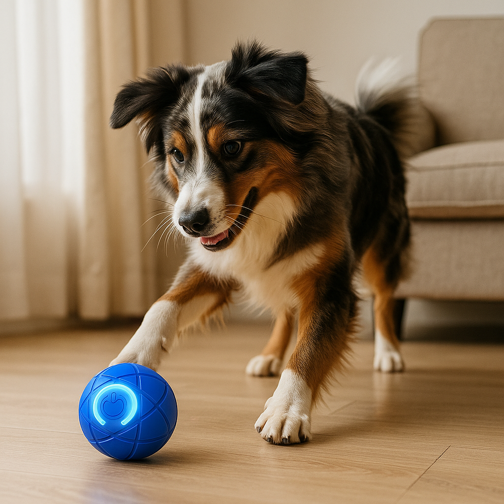 Interaktiver Spielball für Hunde