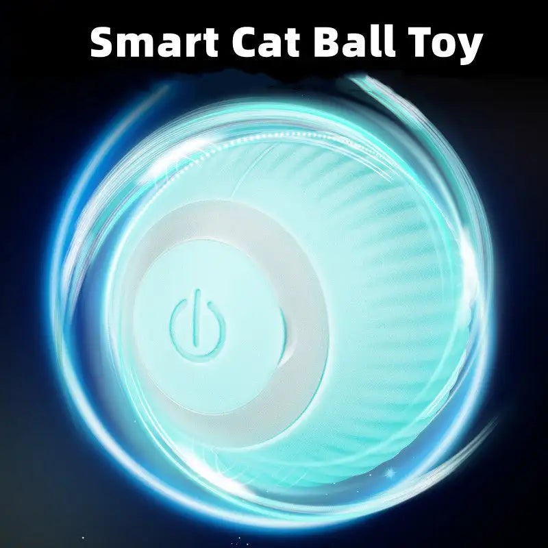 Interaktiver Katzenspielball mit LED & Selbstbewegung | Für aktive Wohnungskatzen