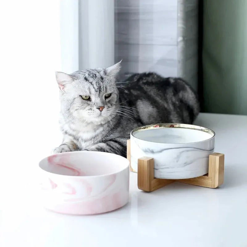 ANN.NUK - HOCHWERTIGER KERAMIK WASSER & FUTTERNAPF "LUX" - ANN.NUK