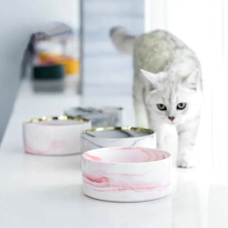 ANN.NUK - HOCHWERTIGER KERAMIK WASSER & FUTTERNAPF "LUX" - ANN.NUK