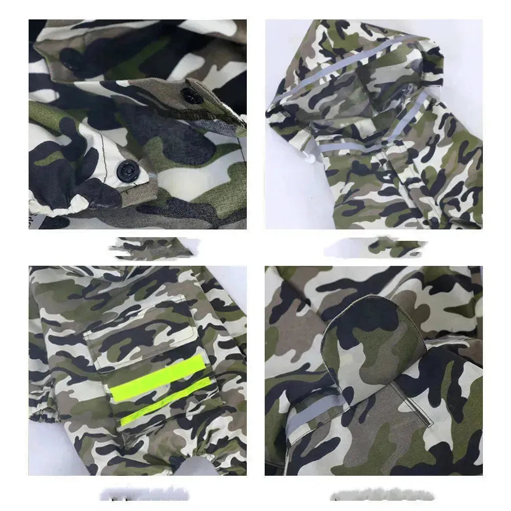 ANN.NUK - CAMO HUNDE-REGENMANTEL - ANN.NUK