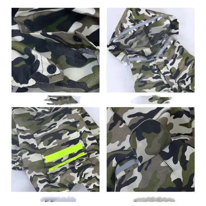 ANN.NUK - CAMO HUNDE-REGENMANTEL - ANN.NUK