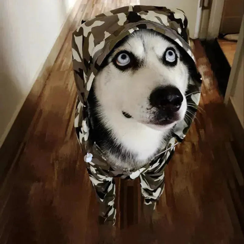 ANN.NUK - CAMO HUNDE-REGENMANTEL - ANN.NUK