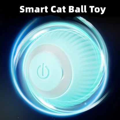 Interaktiver Katzenspielball mit LED & Selbstbewegung | Für aktive Wohnungskatzen