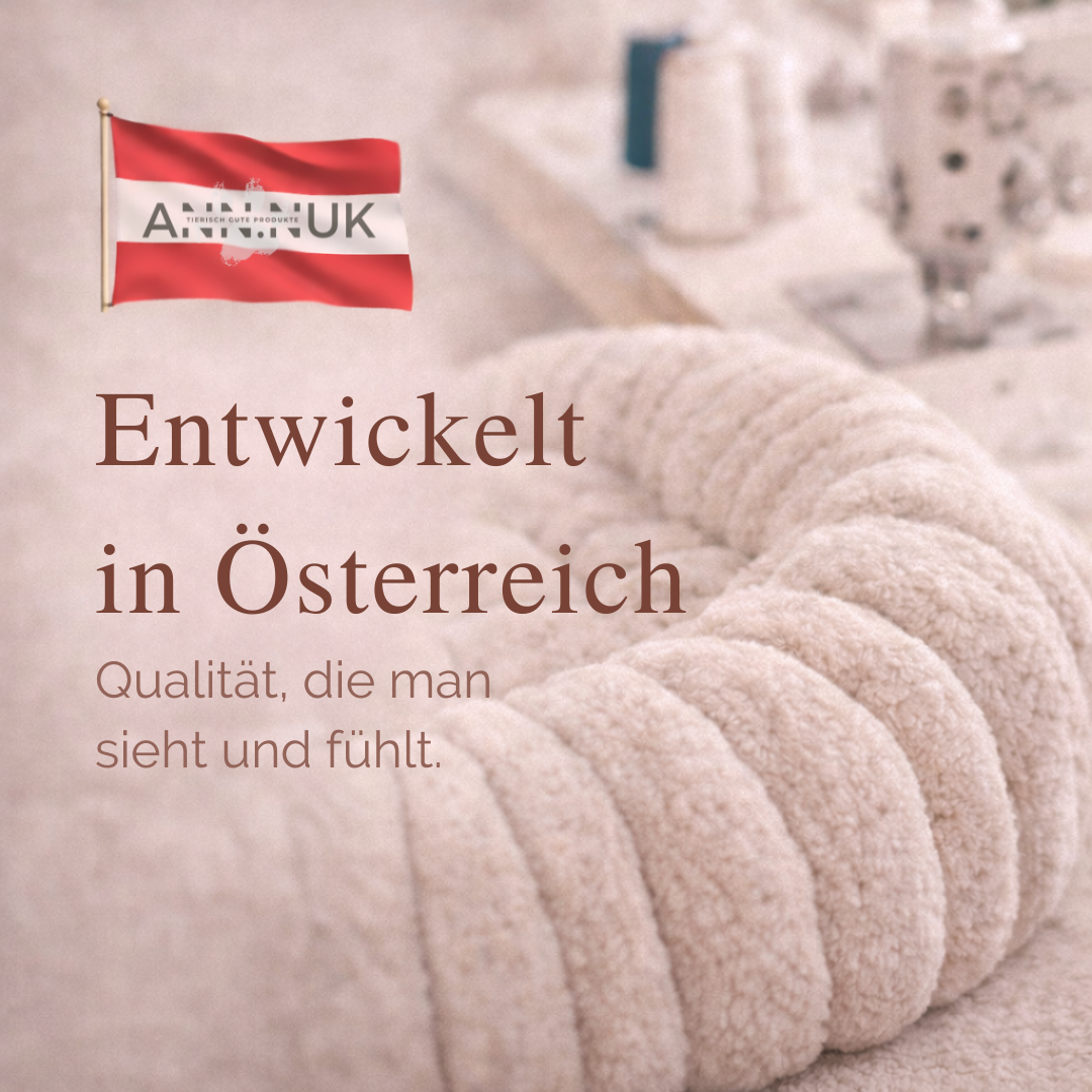 Hundebett Minea – orthopädischer Komfort, handgefertigt, ANN.NUK Österreich 