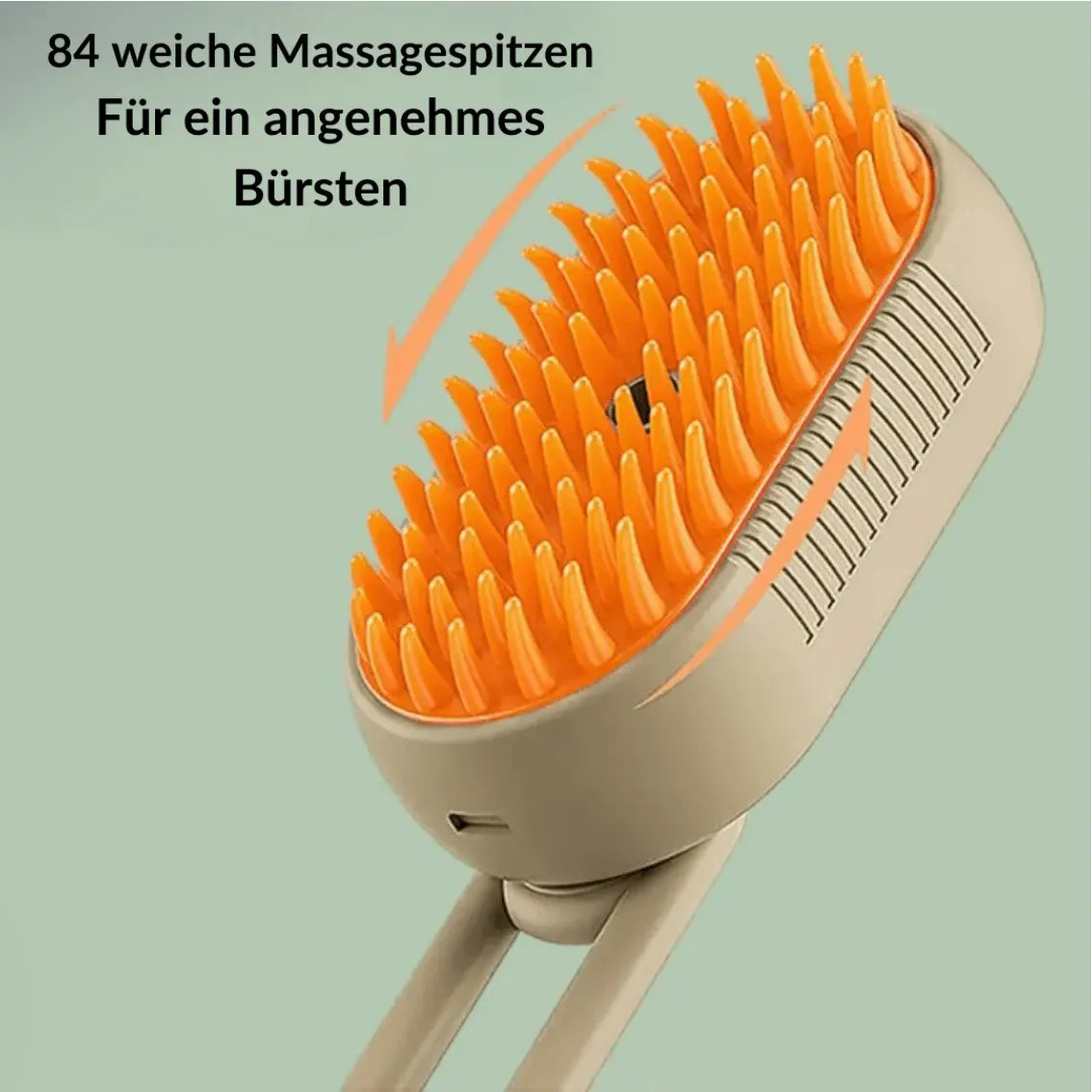 ANN.NUK HIGHLIGHT - FELLBÜRSTE MIT DAMPF UND MASSAGEFUNKTION - ANN.NUK