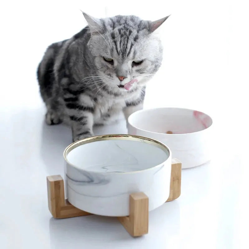 ANN.NUK - HOCHWERTIGER KERAMIK WASSER & FUTTERNAPF "LUX" - ANN.NUK
